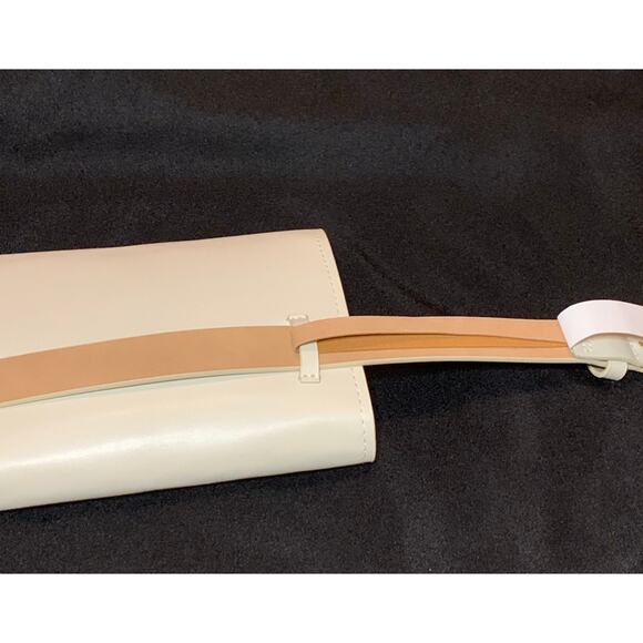 CALVIN KLEIN Belt Bag, Bone or Creamy White Color w/Gold Tone Metals, Small/Med. - Picture 8 of 14